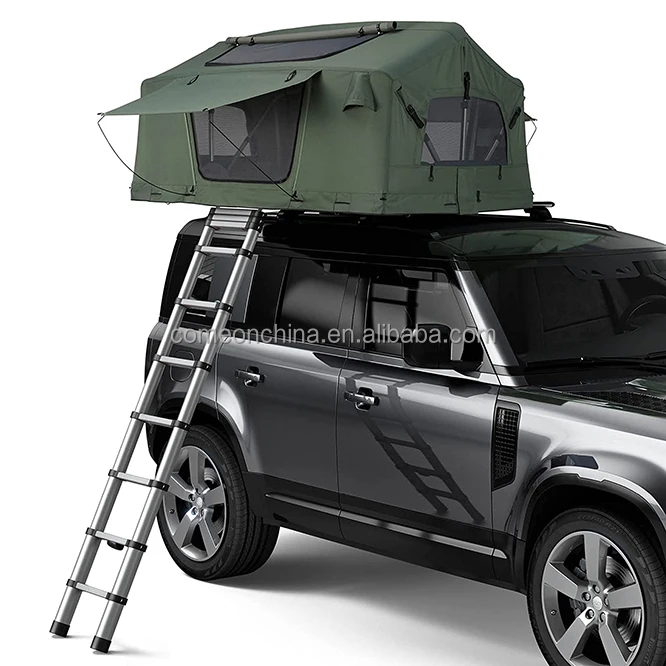 Factory Portable Folding Car Rooftop Tent Camping Automatic Awning Canopy Travel Outdoor Supplies Waterproof Car Roof Top Tent