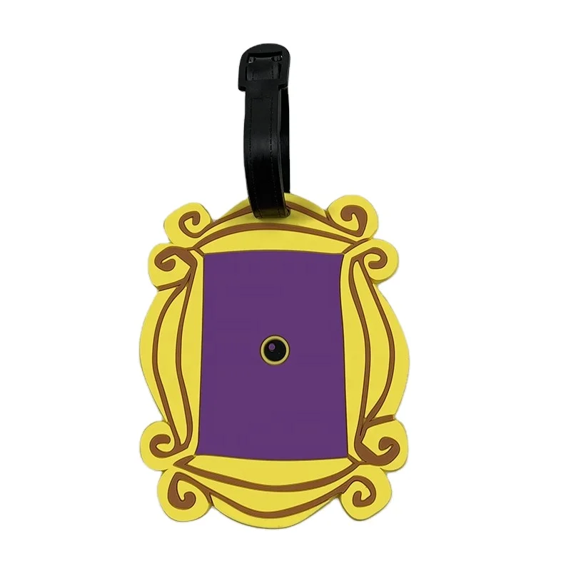 Plastic Luggage Tag pvc Rubber baggage tag luggage identification tags