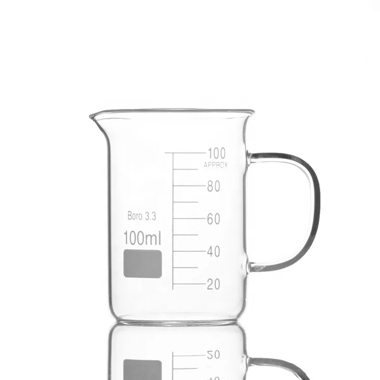 Tiandi Lab 50ml Chemistry Measuring Low Form Glass Beaker