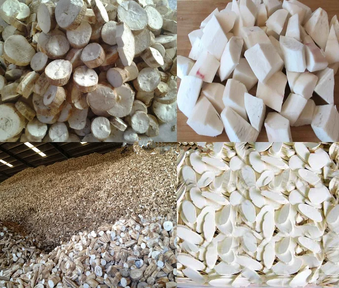 Dry Cassava Chips Making Machine Cassava Processing Plant Cassava Chipping Cutting Machine