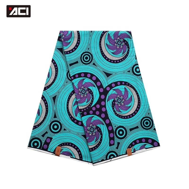 ACI African Coupon Wax 2-4 Yards Veritable African Real Wax Prints Fabric Ankara Cotton Material Tissu Africain 2022 Pagne Wax
