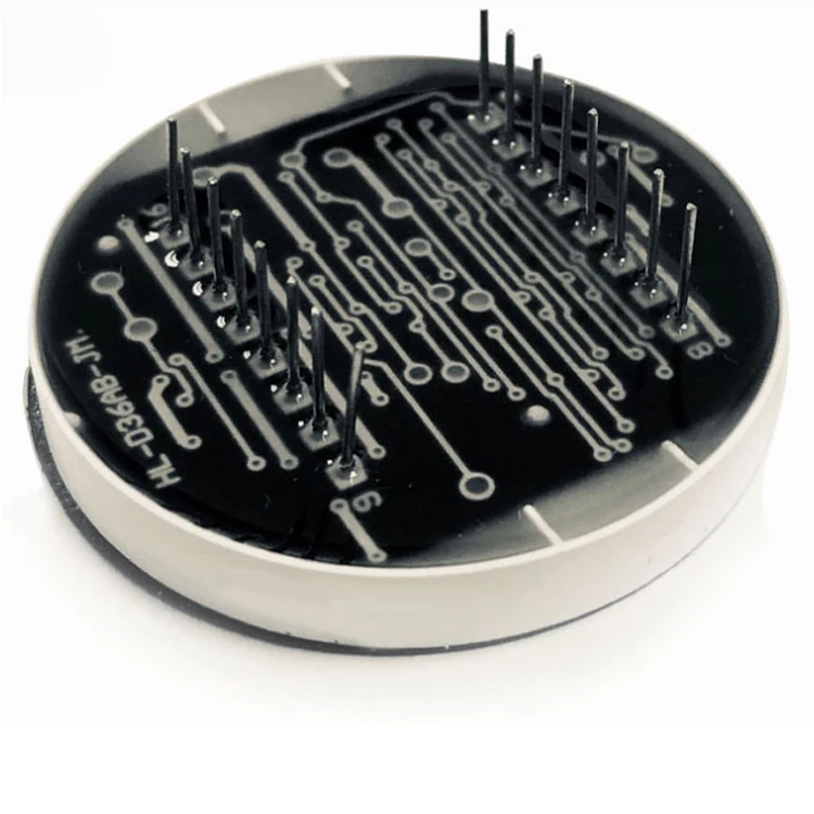 Customized circular size chromatic LED Digital Panel Display Screen TFT nixie tube for hot water heater Number symbol