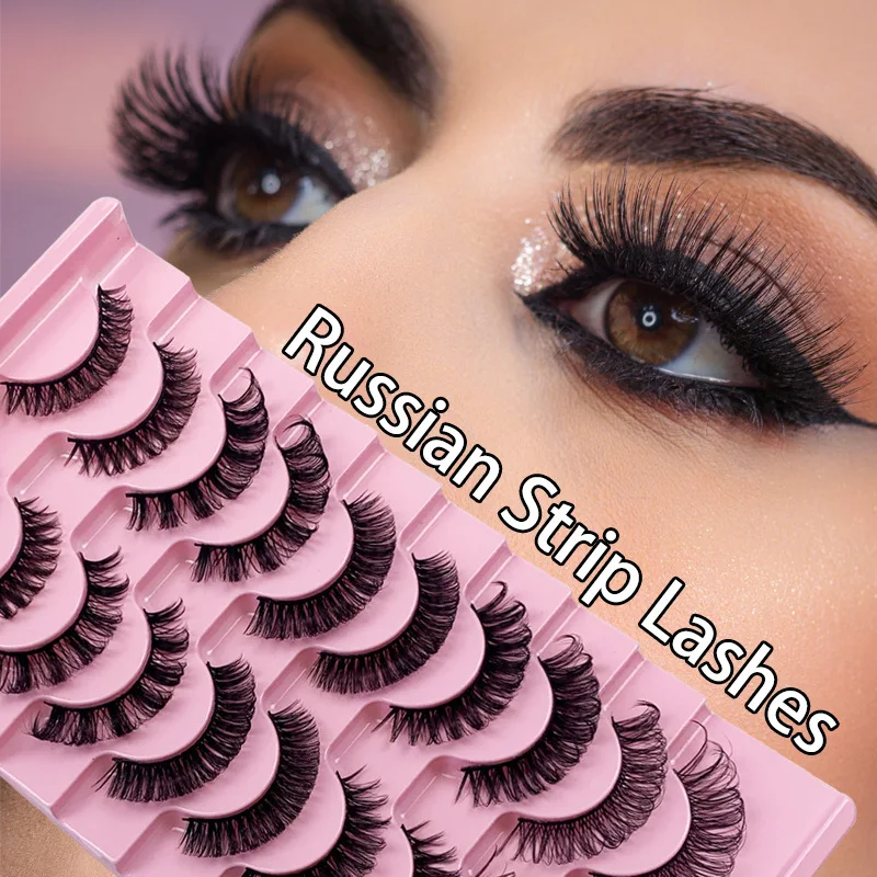 Applicator Eyelashes Manufacturers Magnetic Segment Curler Container Wholesale Human Hair Self-adhesive False Eyelashes
