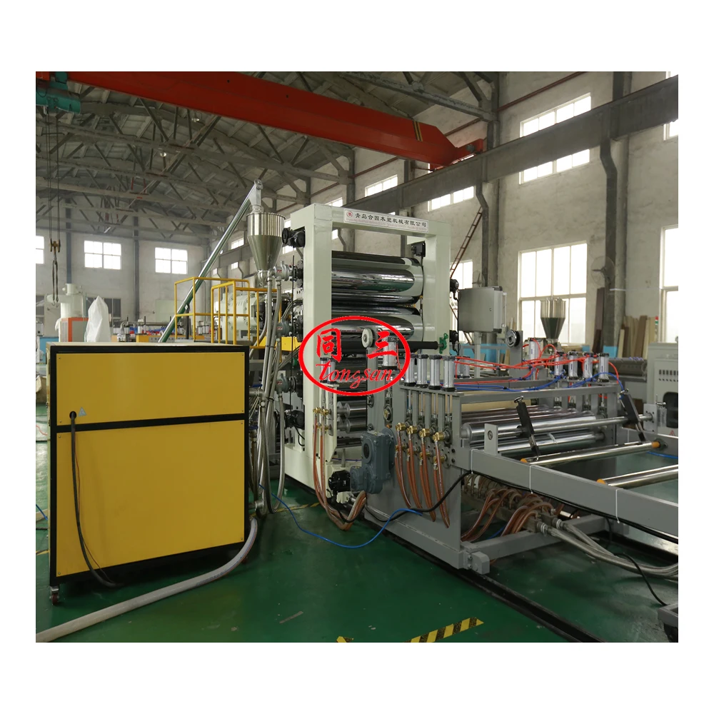 Plastic Multi-layer Thermoforming Co-Extrusion Automatic CE certificated  Plastic HIPS ABS sheet making machine Manufacturer
