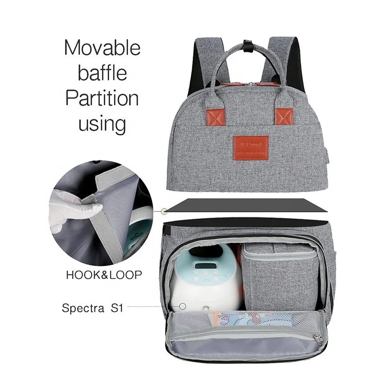 
V-Coool Wholesale breastmilk cooler lunch bag waterproof diaper bag backpack 