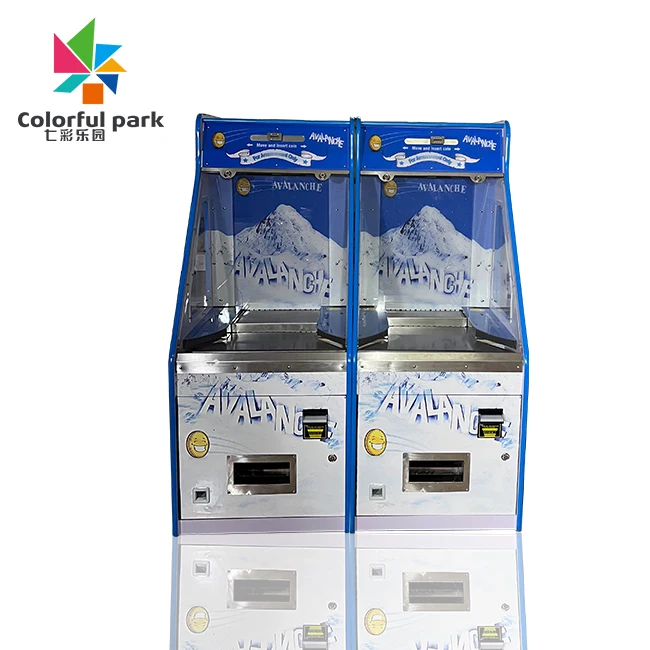 colorful fun Indoor entertainment  coin operated arcade coin  pusher machine for gift lottery machine for amusement park