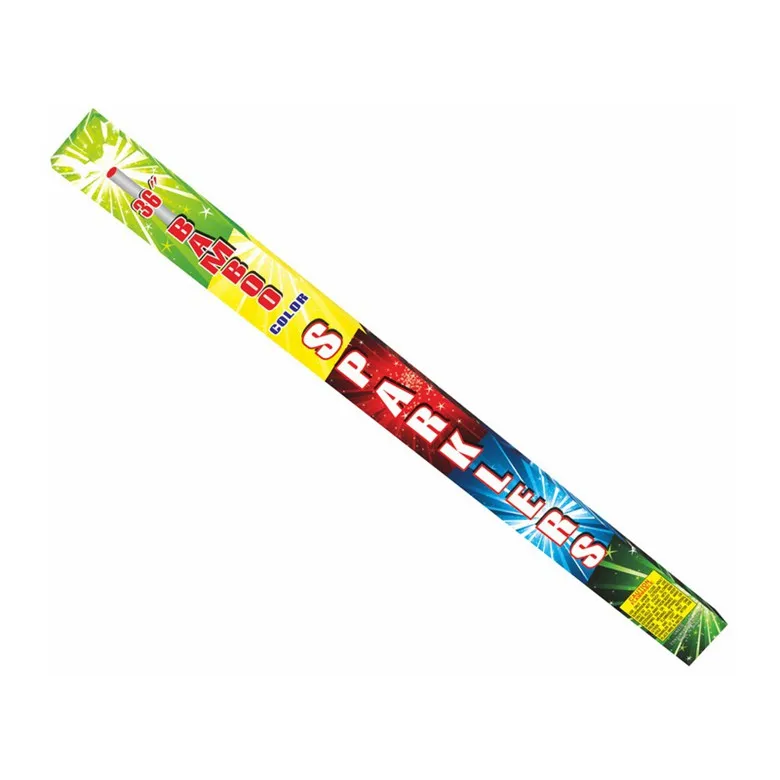 OMG China wholesale indoor fireworks colour ice fountain 36'Color Bamboo sparkler candles for cakes