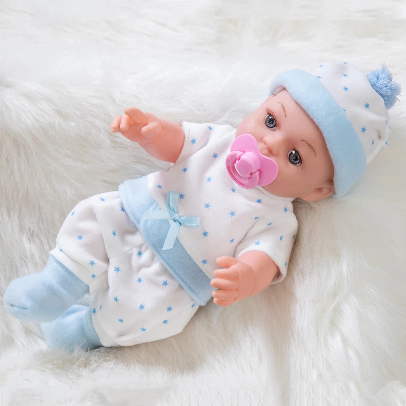 High Quality 30cm Soft Silicone Reborn Baby Doll Newborn Lifelike Bebes Reborn Dolls