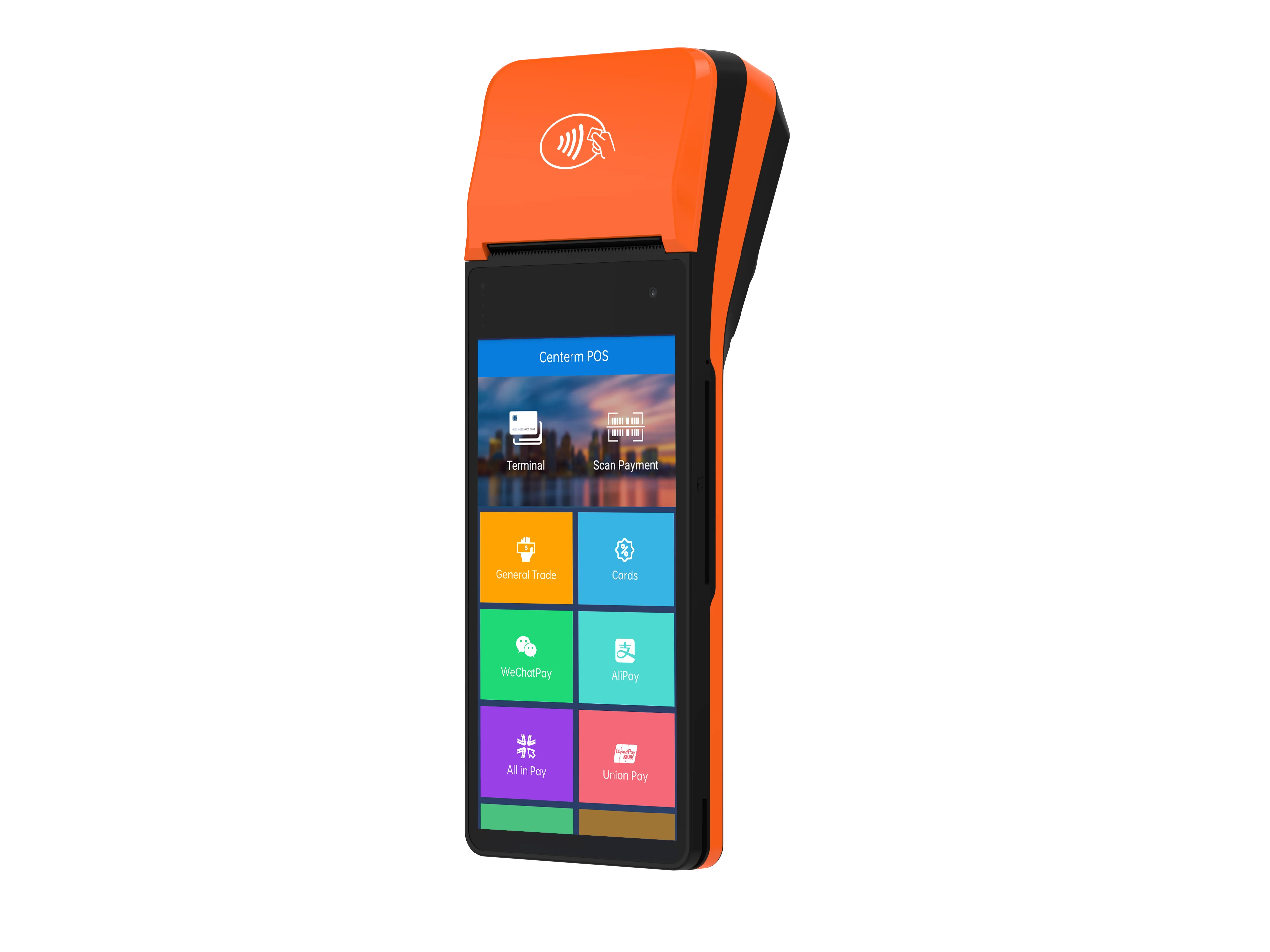 Centerm smart pos K10 6 5 дюймов сенсорный экран 4G и Wi-Fi портативный смарт-считыватель карт