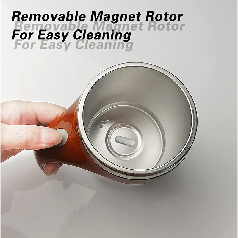 Creative  Gift 2AAA Batteries Stainless Steel Lazy Auto Self Stirring Mug auto Mixing Coffee Cup Automatic Self Stirring Magneti