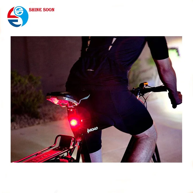 USB Rechargeable head/tail Bike Rear Light Waterproof LED Battery Front Lights Helmet Stem Handlebar Bicycle Light