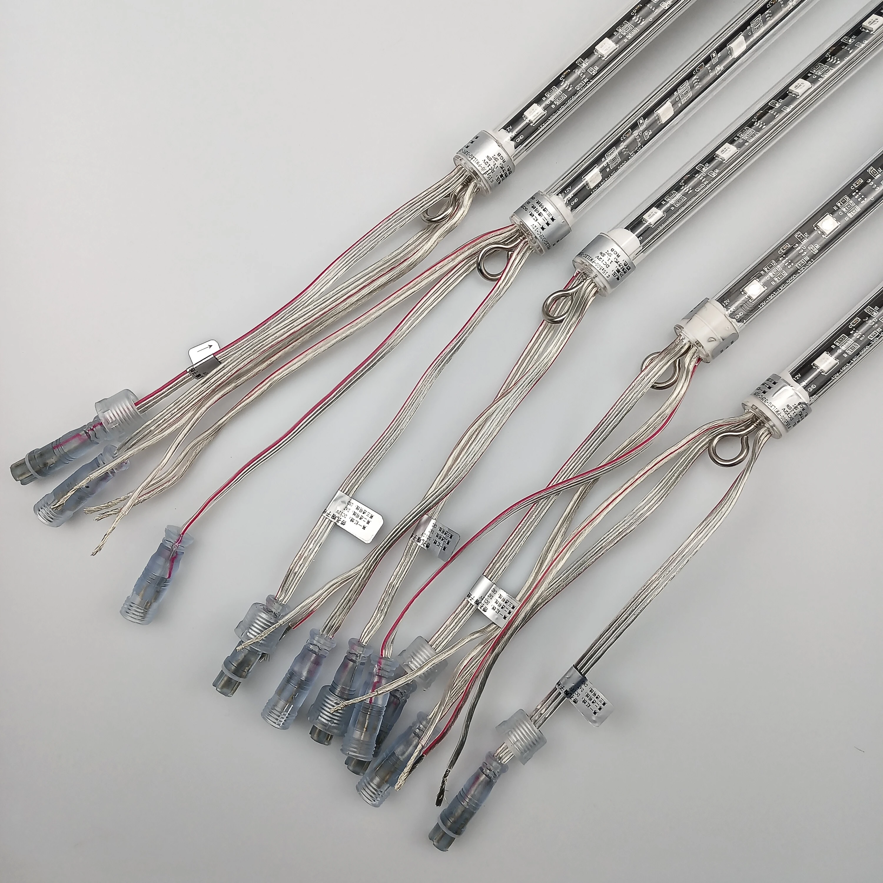 DMX512 RGB LED tube with addressable 5050RGB3D racehorse flow pixel tube club bar lighting atmosphere LED tube