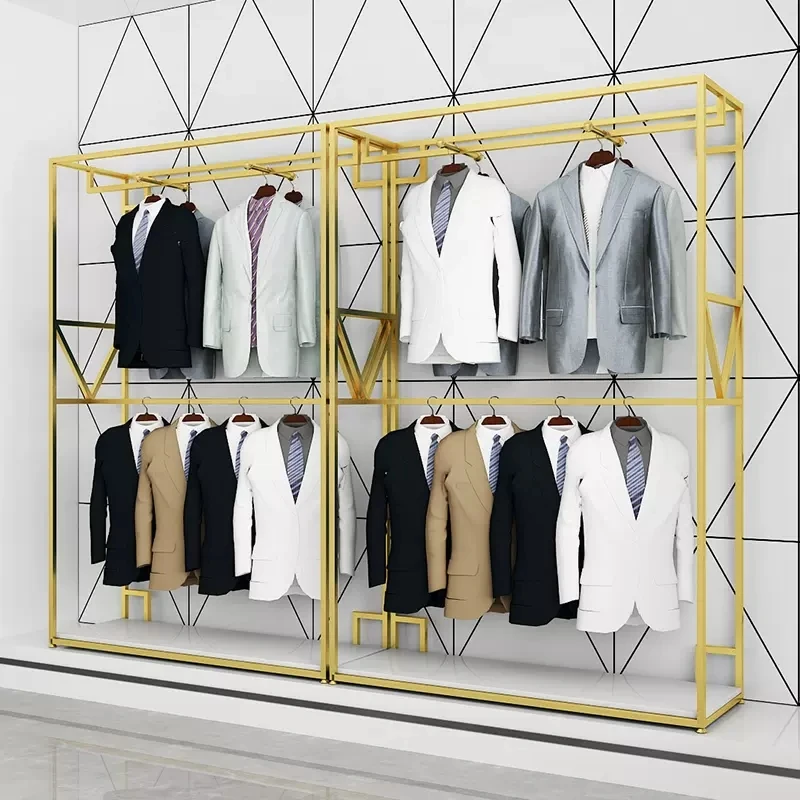 promotionSource Factory Ladies carbon steel Shelves Chrome Floor rack wedding Dress display Stand For Shops In Massive