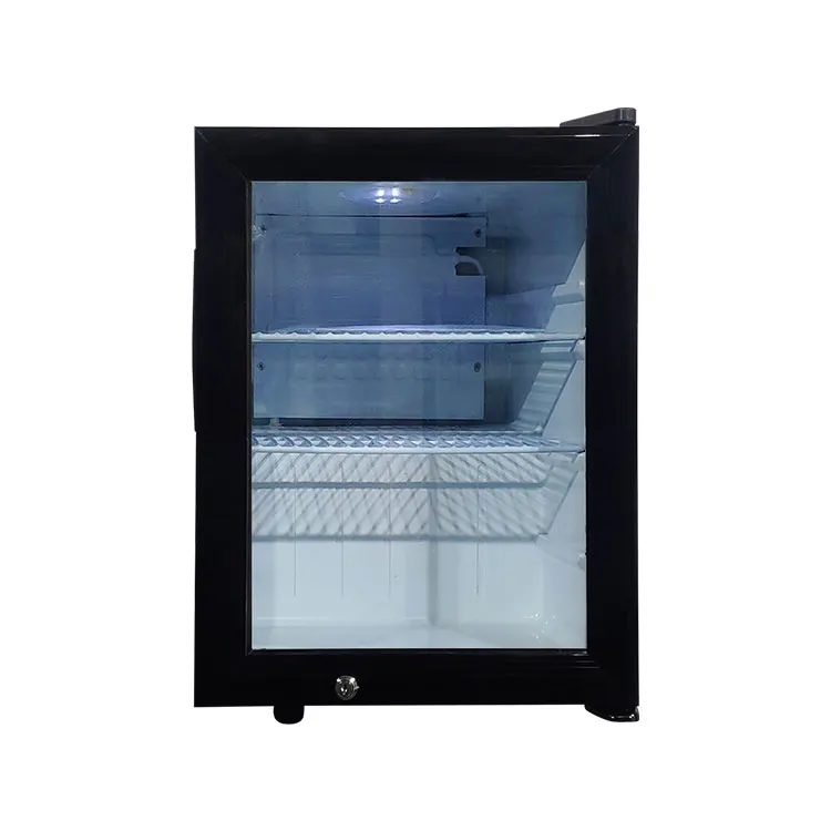 Meisda SC35 Commercial 35L Single-Temperature Display Fridge Small Glass Door Showcase Refrigerator for Cold Drinks CE Certified