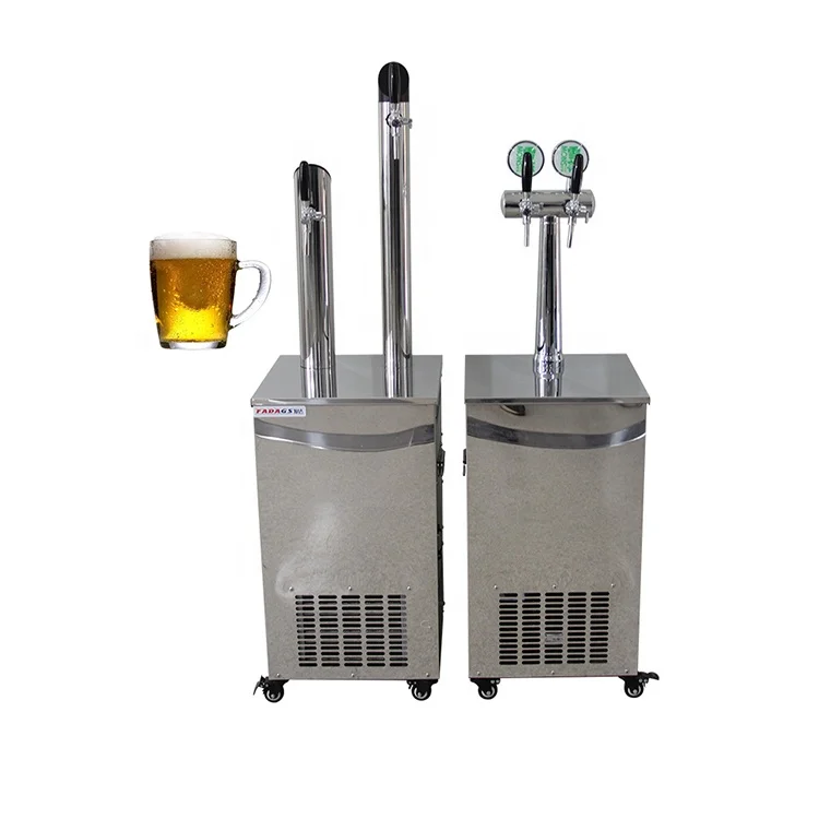 Коктейль партия Kegerator из нержавеющей стали с водяным охлаждением разливного пива диспенсер