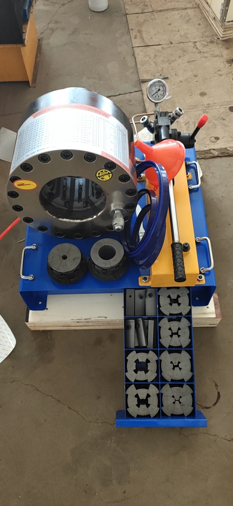 Press For Hydraulic Hoses Used Best Quality Portable Manual Hydraulic Hose Crimping Machine