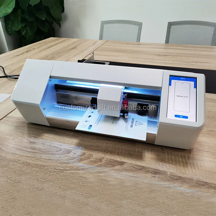 Easy Use OEM/ODM Mobile Phone Cutting Film Restaurant Anti Shock Universal Plotter Screen Protector Back Film Die Cut Machine