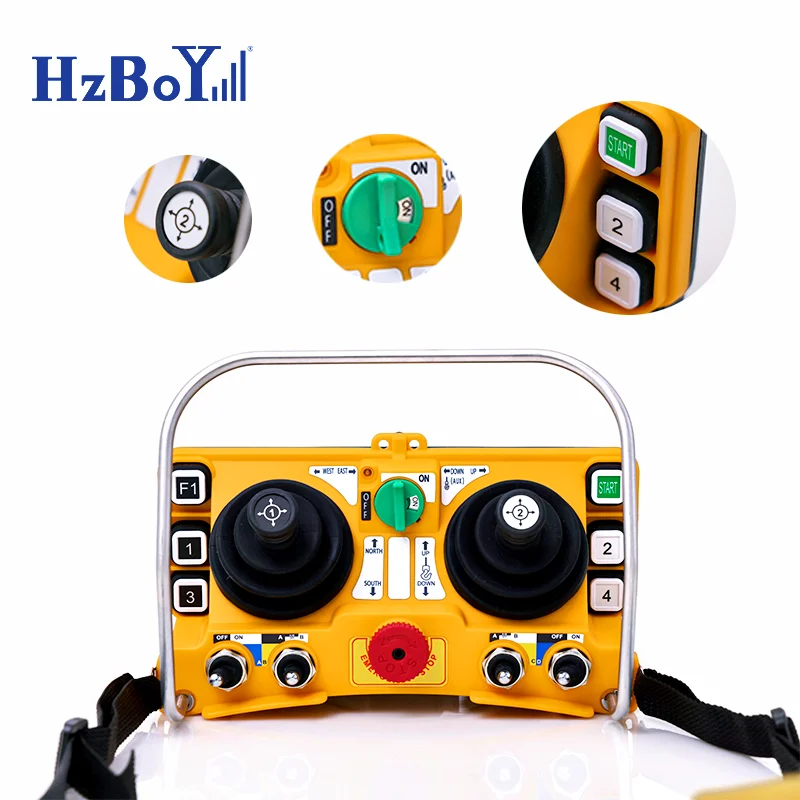 F24-60 Telecrane Joystick Wireless Remote Control Transmitter Receiver For Drilling