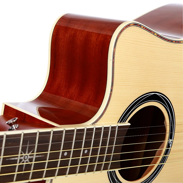 Clear Transparent Gitarra Electric Used Guitar Acoustic Nylon Guitar 6 Strings for Sale