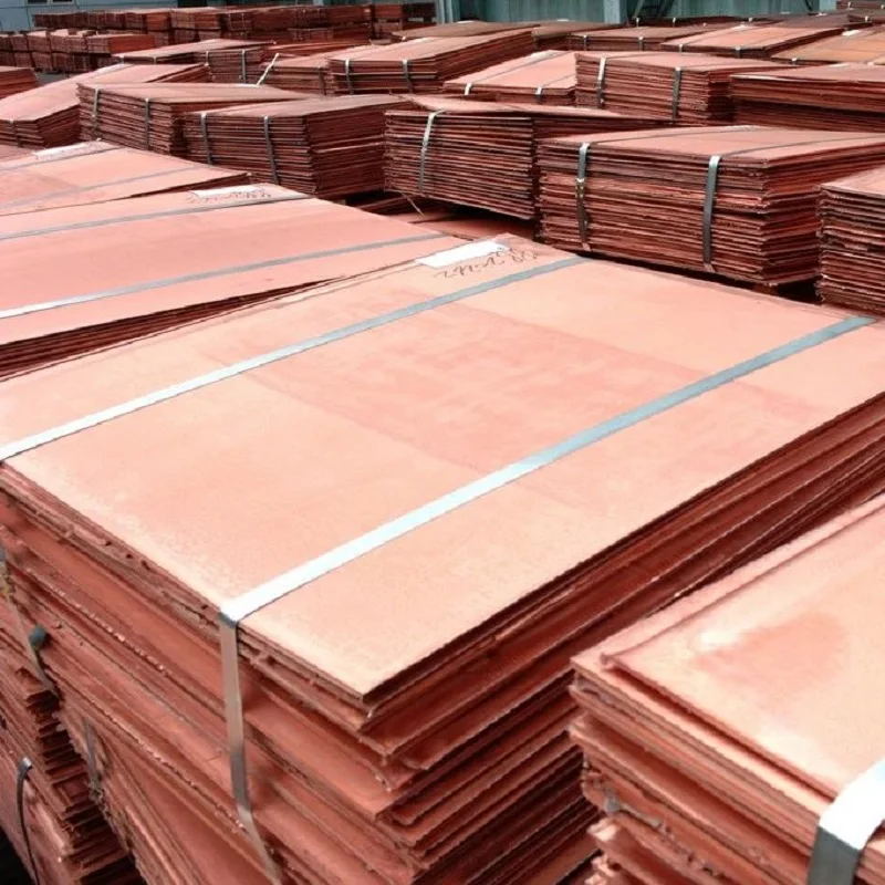 Copper Sheet Hot Sale Electrolytic Copper Cathode 99.99% Brass Plate Soft Beryllium Power Transmission