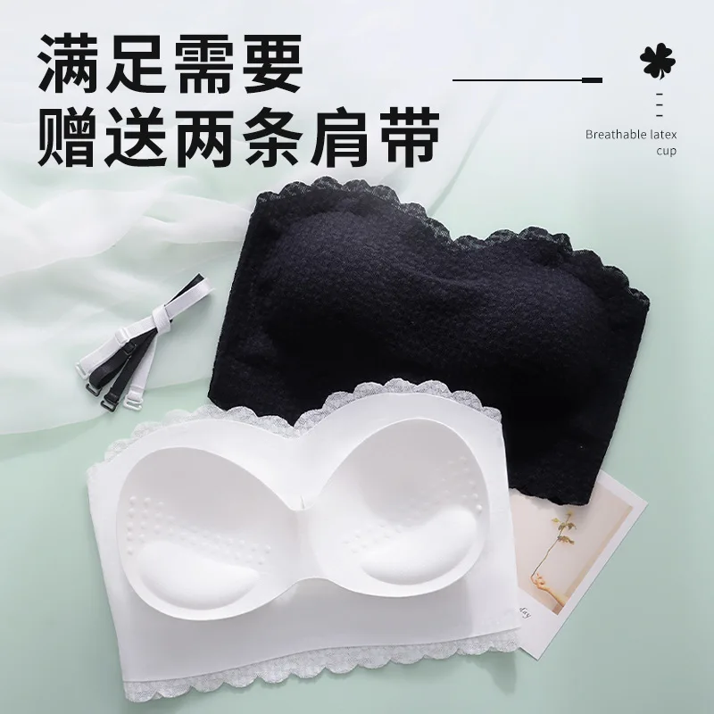 Manufacturers Sexy Push Up Underwear Comfortable Breathable Latex Strapless Bra For Women