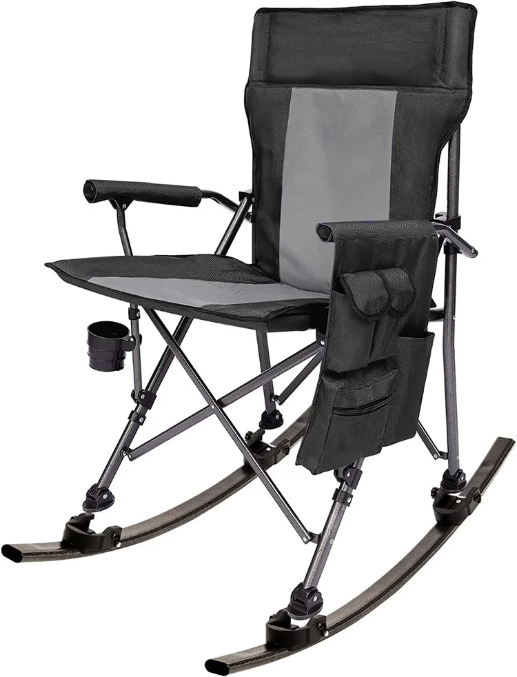 High Quality Oversized Outdoor Have Cup Holder And Storage Bag For Leisure Camping Picnic Chair