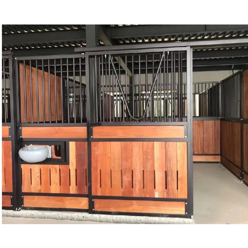 Outdoor Horse Box  Horse Stalls  European Style Stables Stall barn  classic wooden cool copper equestrian horse stable door