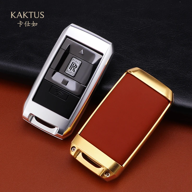 Car Key Case for Rolls Royce Aluminium alloy protect Cover Cullinan 18 Phantom 21 Ghost car key shell