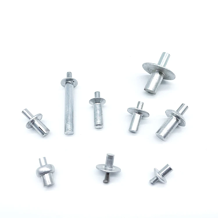 6.5*16MM Aluminum Stainless Steel Custom Made Big Dome Flat head Hammer Drive Pin Rivet