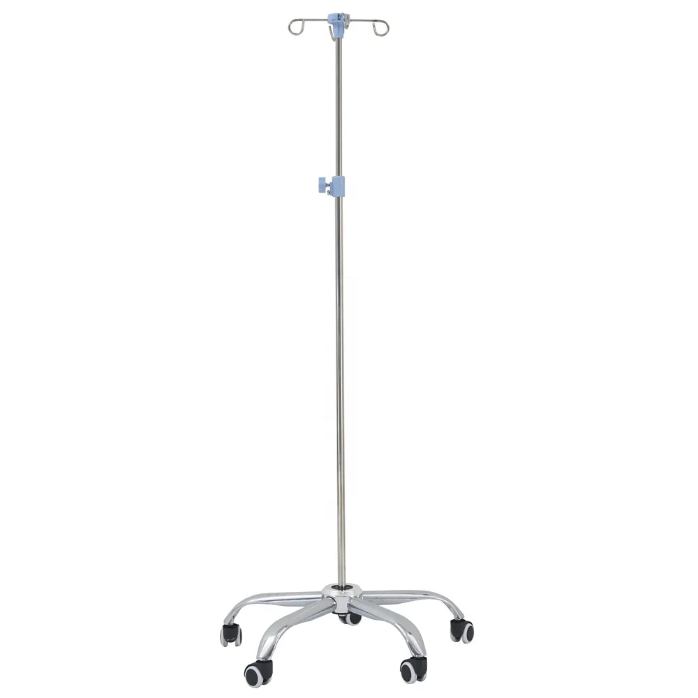 Factory direct sale low-cost hospital clinic equipment 304 stainless steel  infusion stand I.V. drip stand