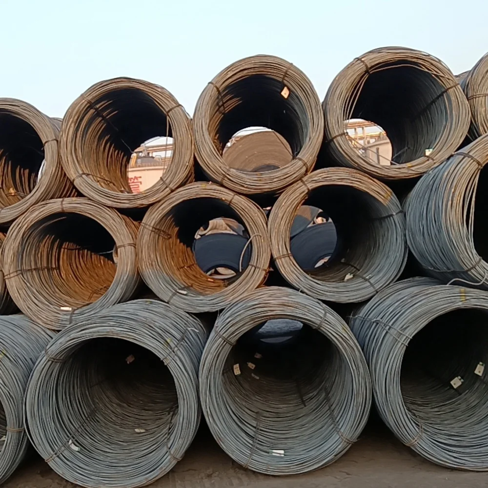 Hot Rolled Raw Material Carbon Steel Sae 1018 1008 1006 And Low Carbon Steel Q195 Q235 Wire Rods