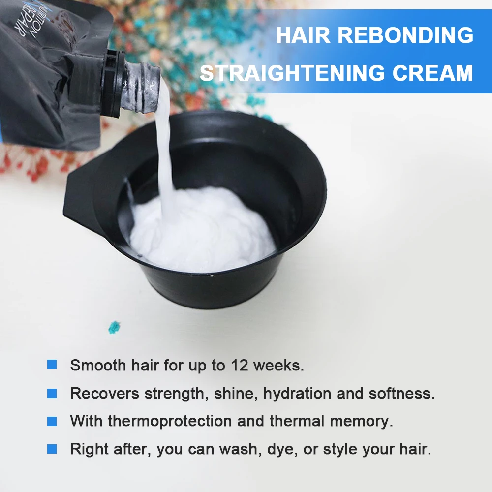 Best OEM Rebonding Hair Straightening Cream Hair Straightening Keratin Silky Smoothing Treatment for Damaged Hair