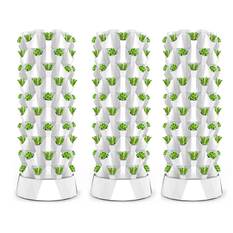 New agricultural greenhouse rotary aeroponic Tower garden vertical hydroponic system for planting Growing Vegetable Towers