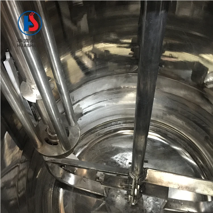 factory price industrial emulsifier mixing tank for cosmetic cream blending soap making machine stainless steel mixing tank