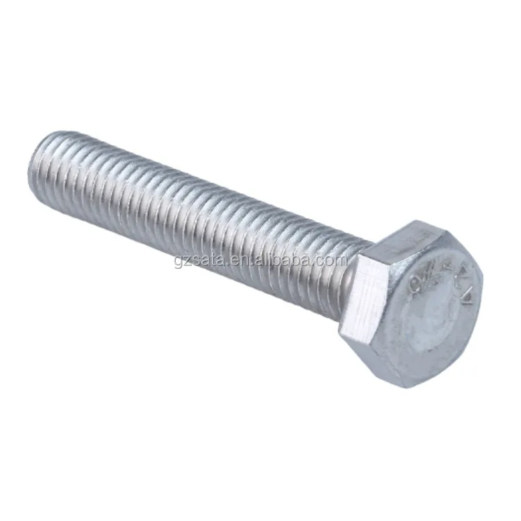 DIN 933 Metric Stainless Steel 304 Full Threaded Hex Head Bolts