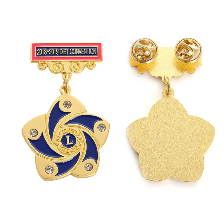 2024 new panda shaped design customized logo badge pins coin brooch fancy brooch pins