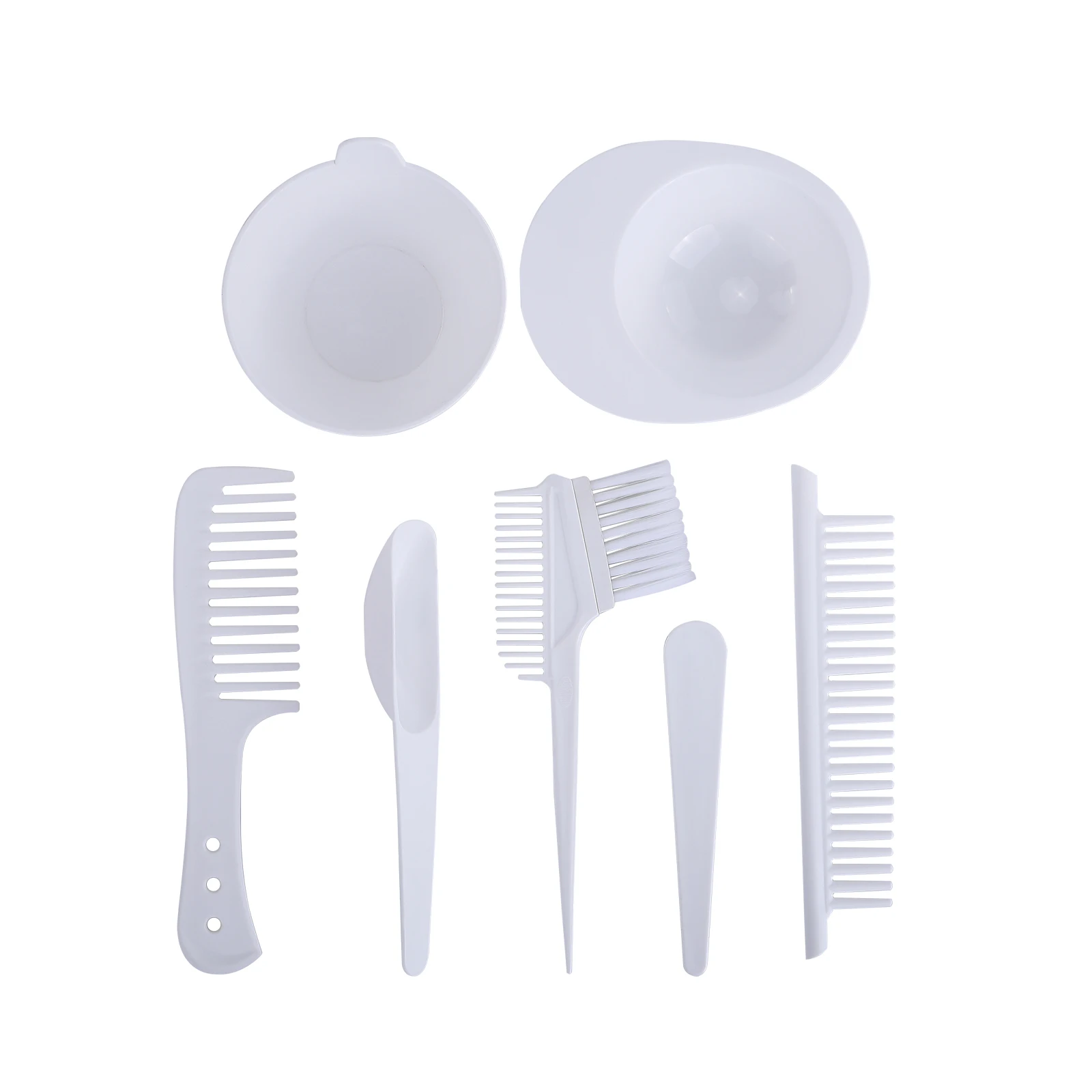 Dyeing bowl  brush professional hair salon 7 pieces Manufacturer Whole Sales Seven-Piece Hair Dyeing Set Barber Hairdressing Set