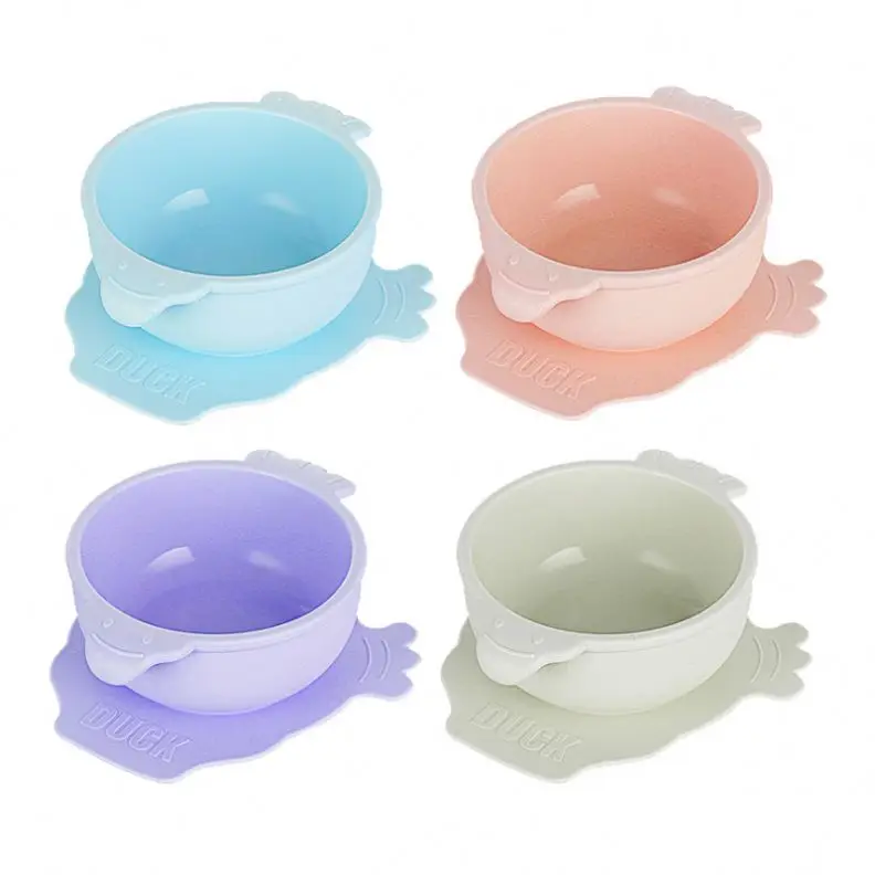 manufacturer Hot Sales Silicone Baby Products for Toddler Kid Eco-friendly Non-toxic Silicone Suction Plate Baby