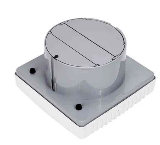 Wholesale 6 Inch Exhaust Extractor Air Fans Electric Motor Driven With Synchronous Motor and Automatic Shutter