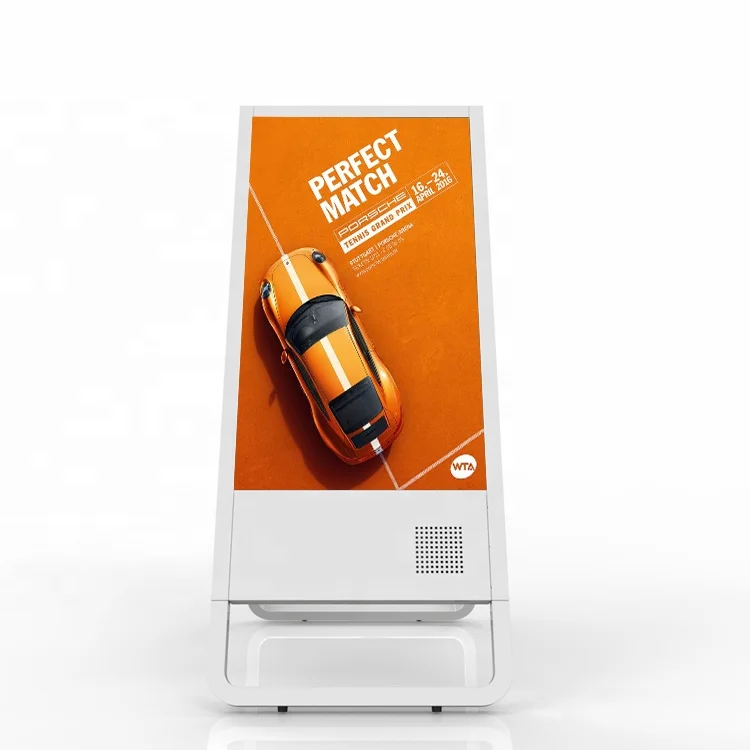 43 inch LCD network menu board advertising display portable digital signage for cinema/coffee shop