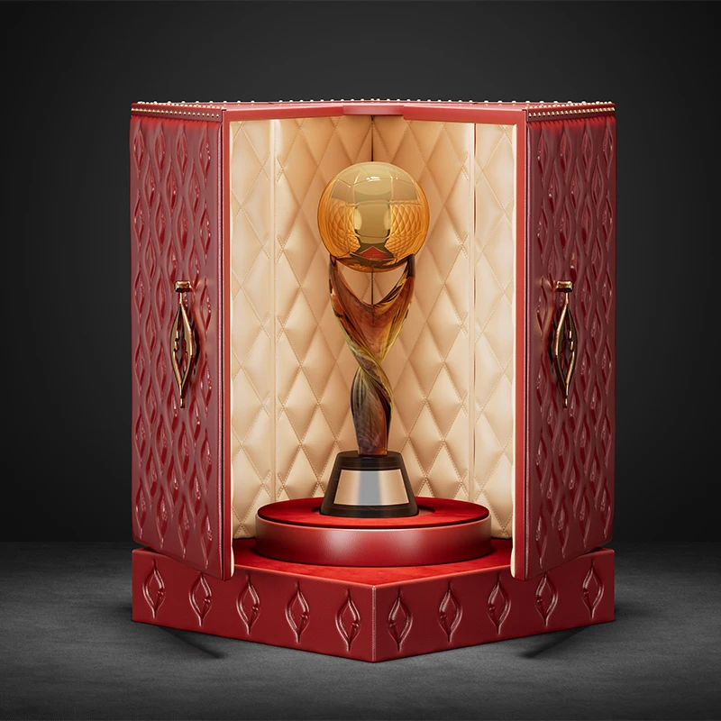 Game trophy collection leather box medal gift box football game basketball game trophy Hercules trophy gift box