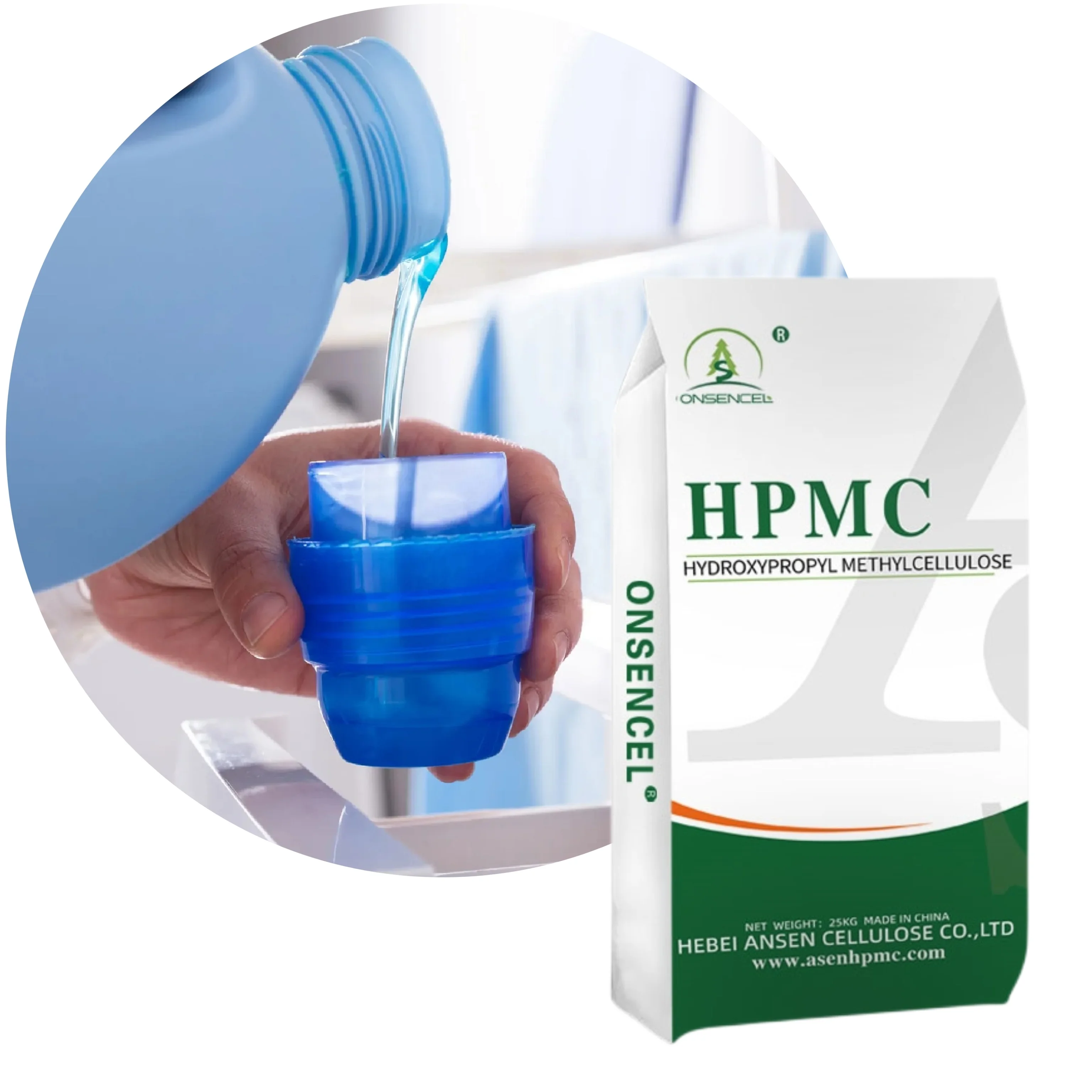 HPMC hydroxypropyl methyl cellulose for detergent thickener chemical