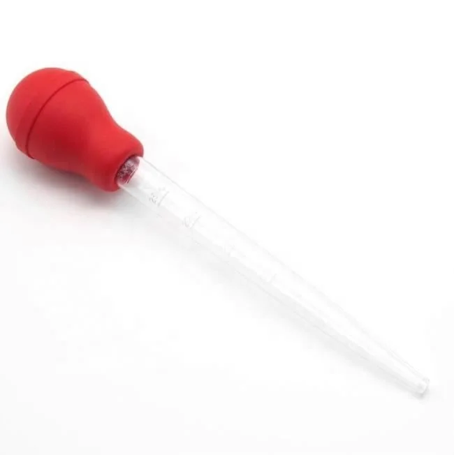 Silicone Oil Seasoning Pump Separate design of pump head and conduit Turkey Baster BBQ Food Baster Syringe Tube
