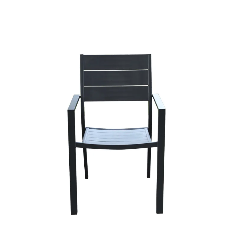 Modern aluminium outdoor restaurant outdoor furniture patio dinning table patio furniture set garden tables and chairs