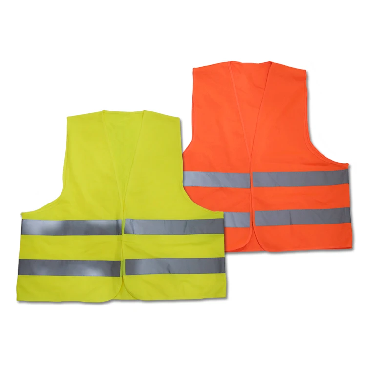 Factory Supplied High Visibility Reflective Warning Cheapest Safety Vest for Wholesale
