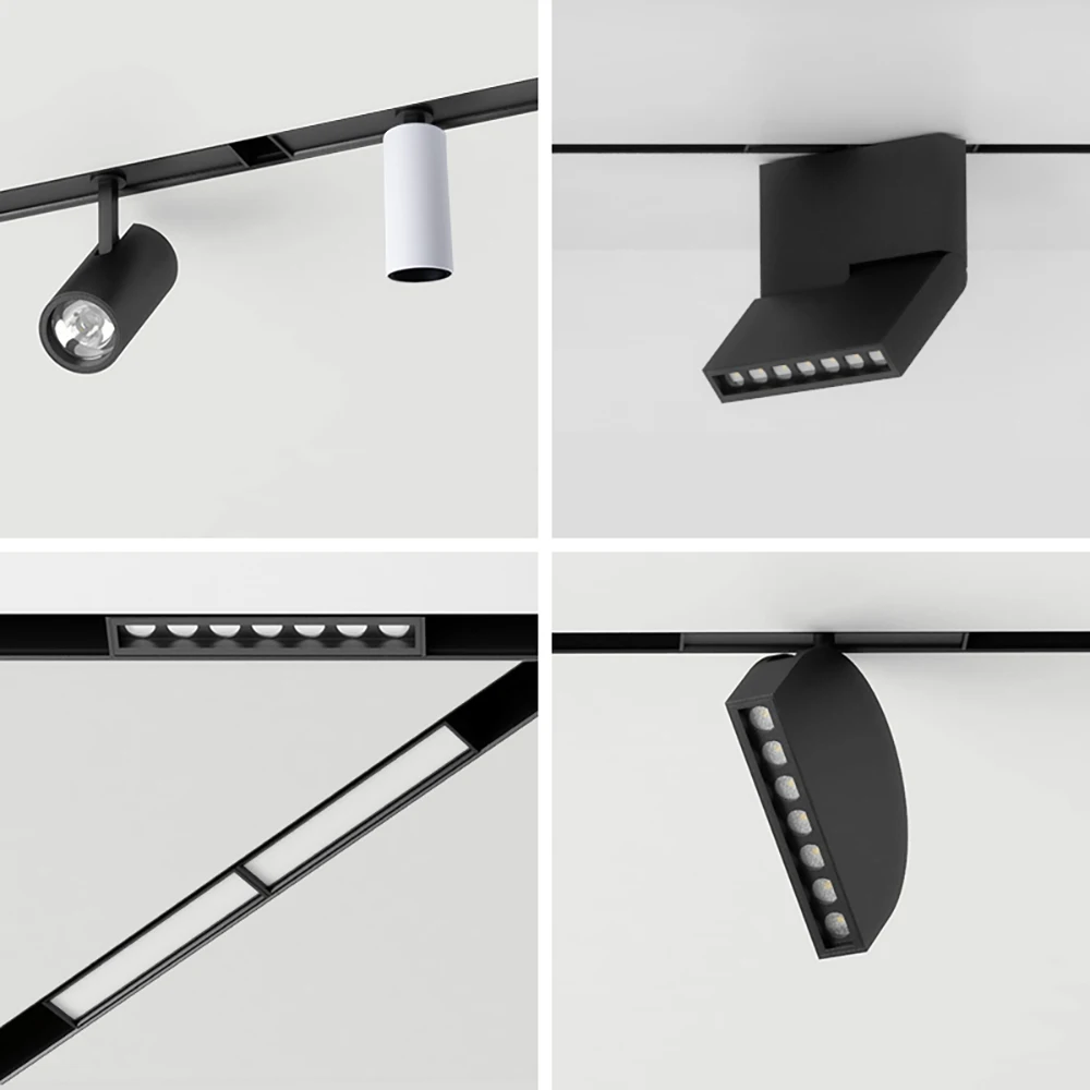  Высокое качество DC 24V Led креативные потолочные прожекторы магнитные трековые светильники для выставочной
