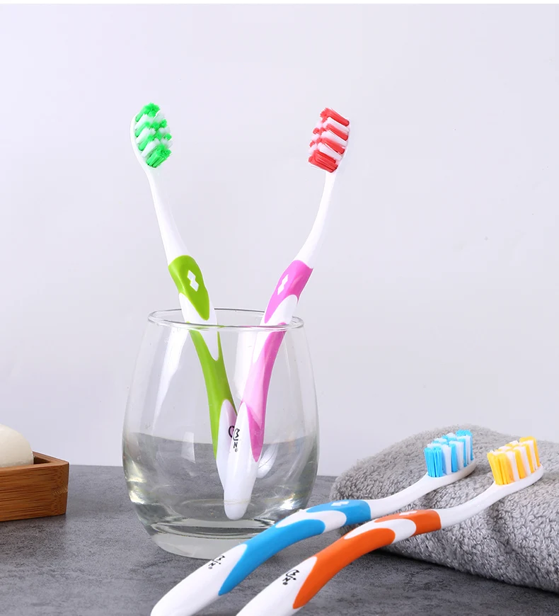 
High quality adult soft toothbrush for home use produced by toothbrush manufacture 