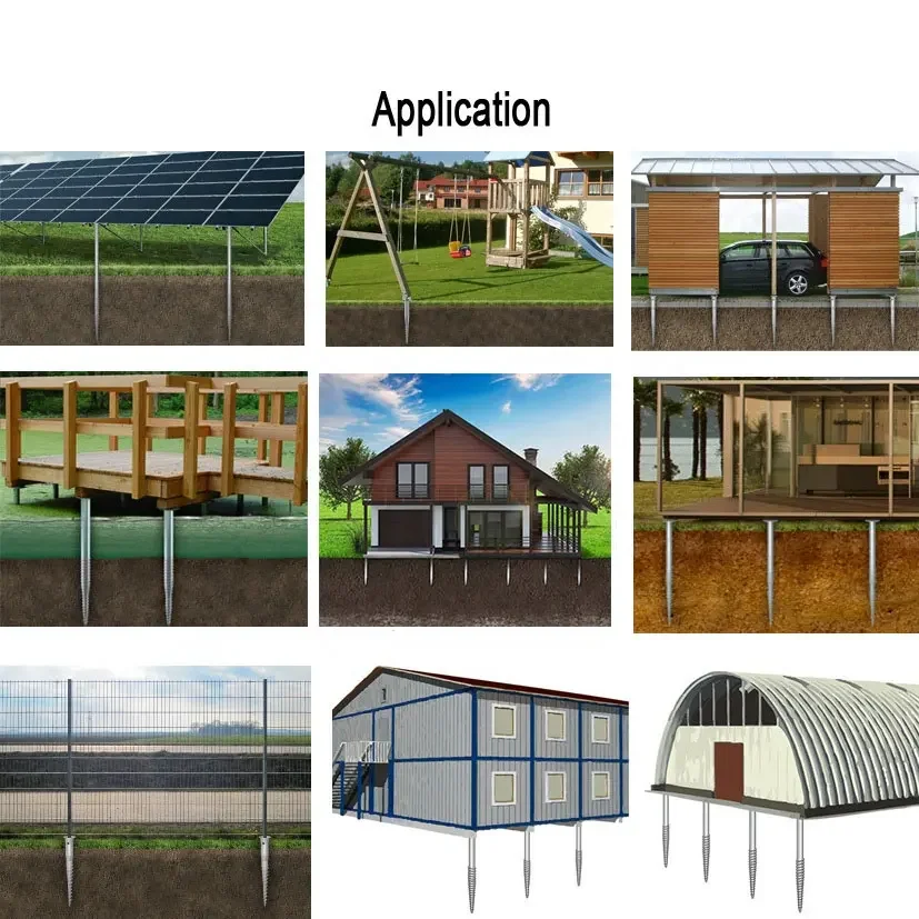 Corigy Multiple Styles Ground Screw Post Anchor Pile Solar Screw Pile ForSolar Ground Screw