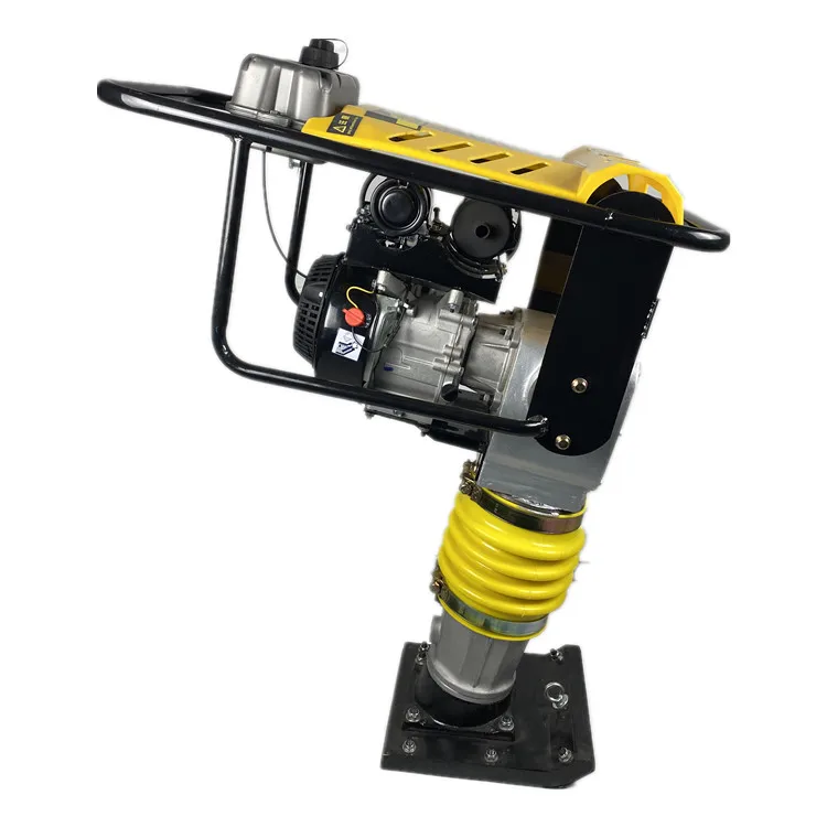 Gasoline Handheld Road Soil Impact Jumping Vibrating Tamping Hammer Compactor With Engine