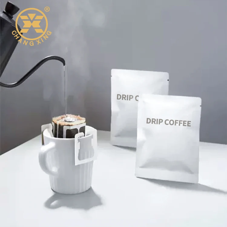 Changxing Pack Eco Friendly Small Drip Coffee Bags Empty Cafe Drip Bag Filter Hanging Ear Brew Coffee bag